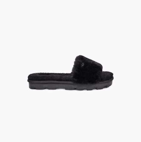 UGG Cozette Slide Black Slippers for Women (BAVM08514)